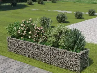 Gabion-højbed 270x50x50 cm galvaniseret stål