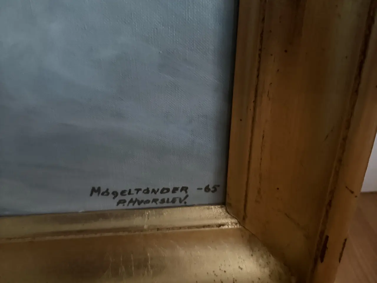 Billede 2 - Stort maleri - Møgeltønder 
