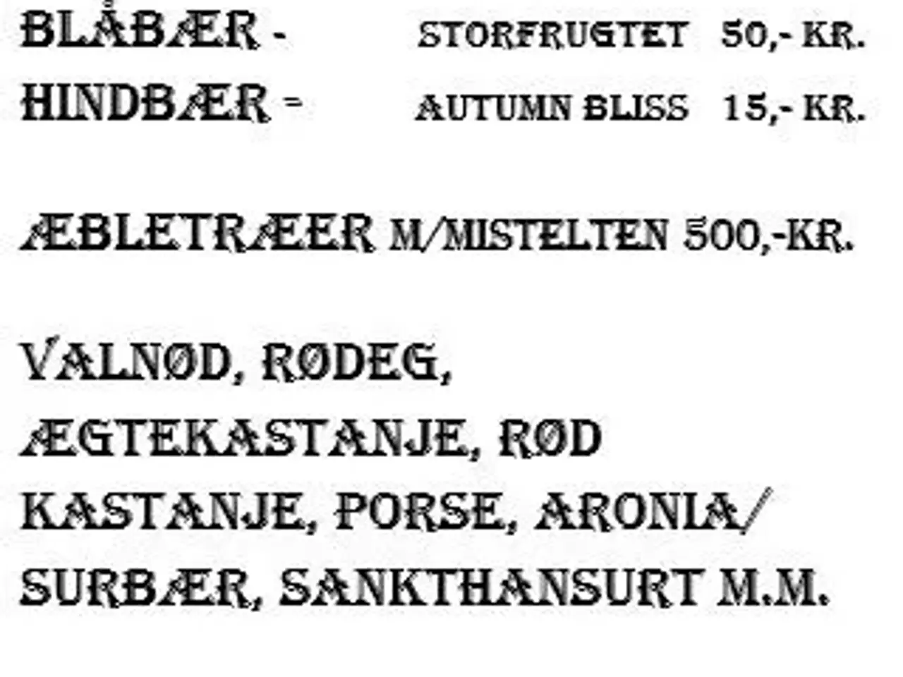 Billede 4 - Mistelten på æbletræ, Rødeg, Kornel m.m.