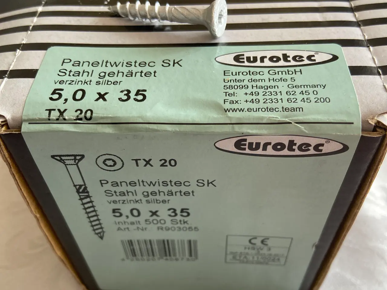 Billede 1 - Eurotec skruer 5,0x35 - 500 stk