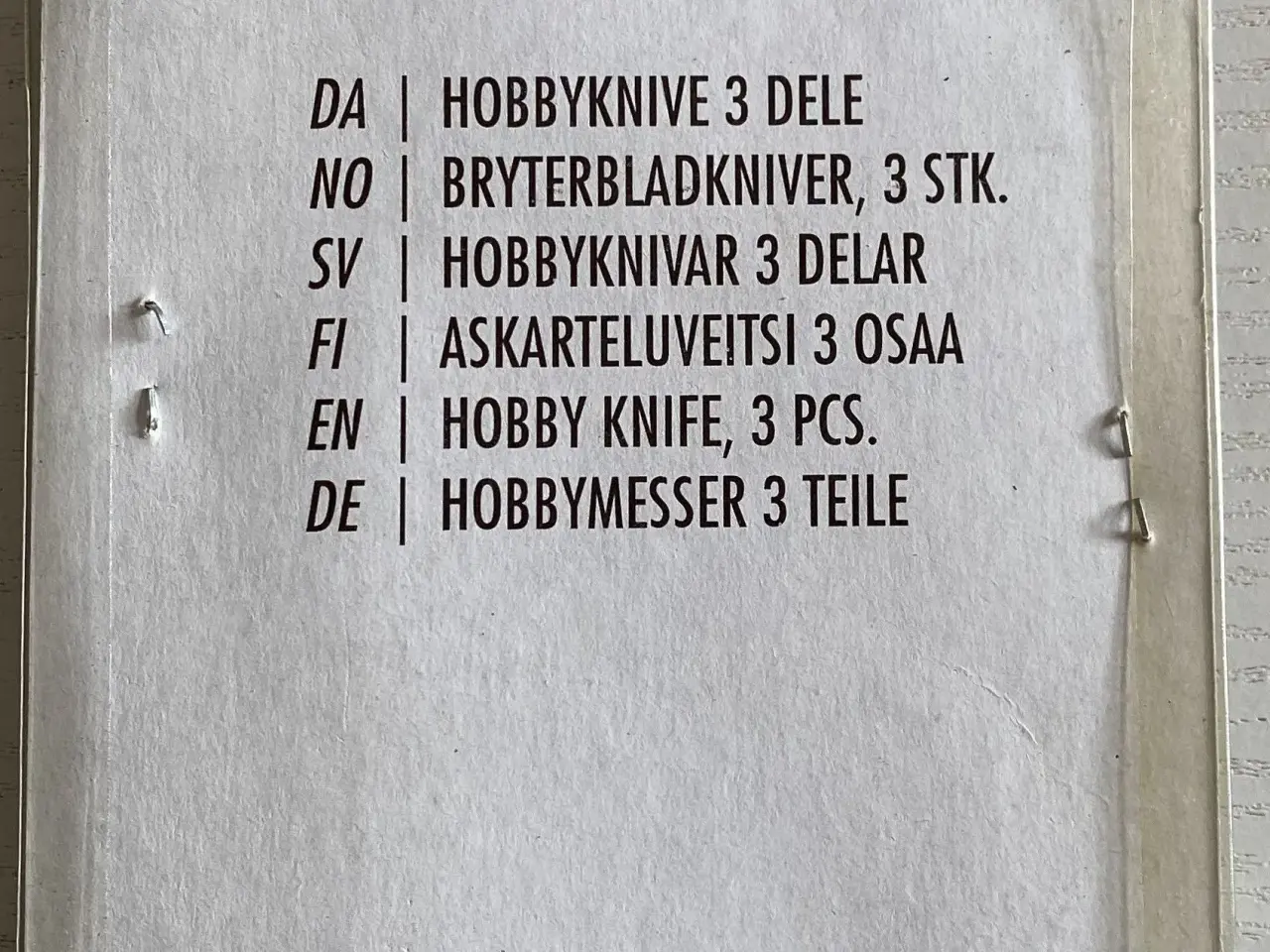 Billede 2 - Hobbykniv, Everyday