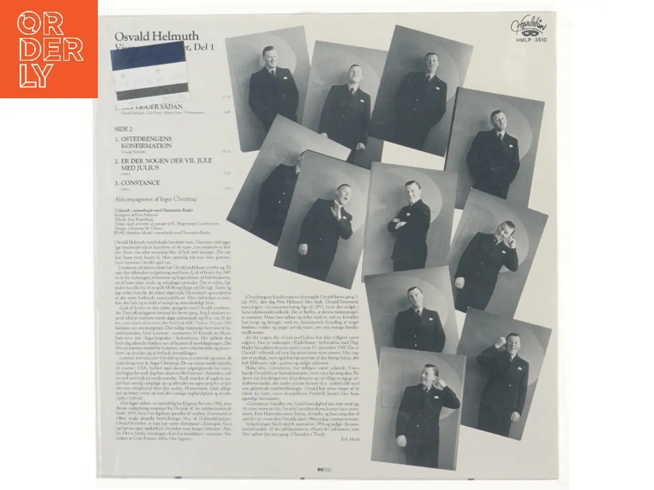 Billede 2 - Osvald Helmuth – Viser & Monologer Del 1 (LP)