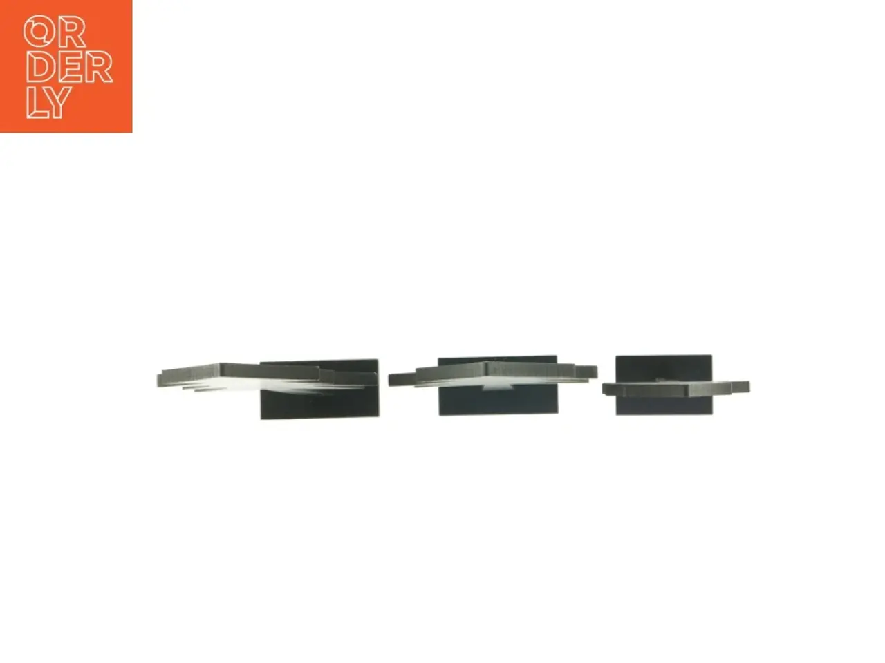 Billede 6 - Sorte træ juletræsfigurer (str. 36 x 15 x 5 cm og 26 x 11 x 5 cm)