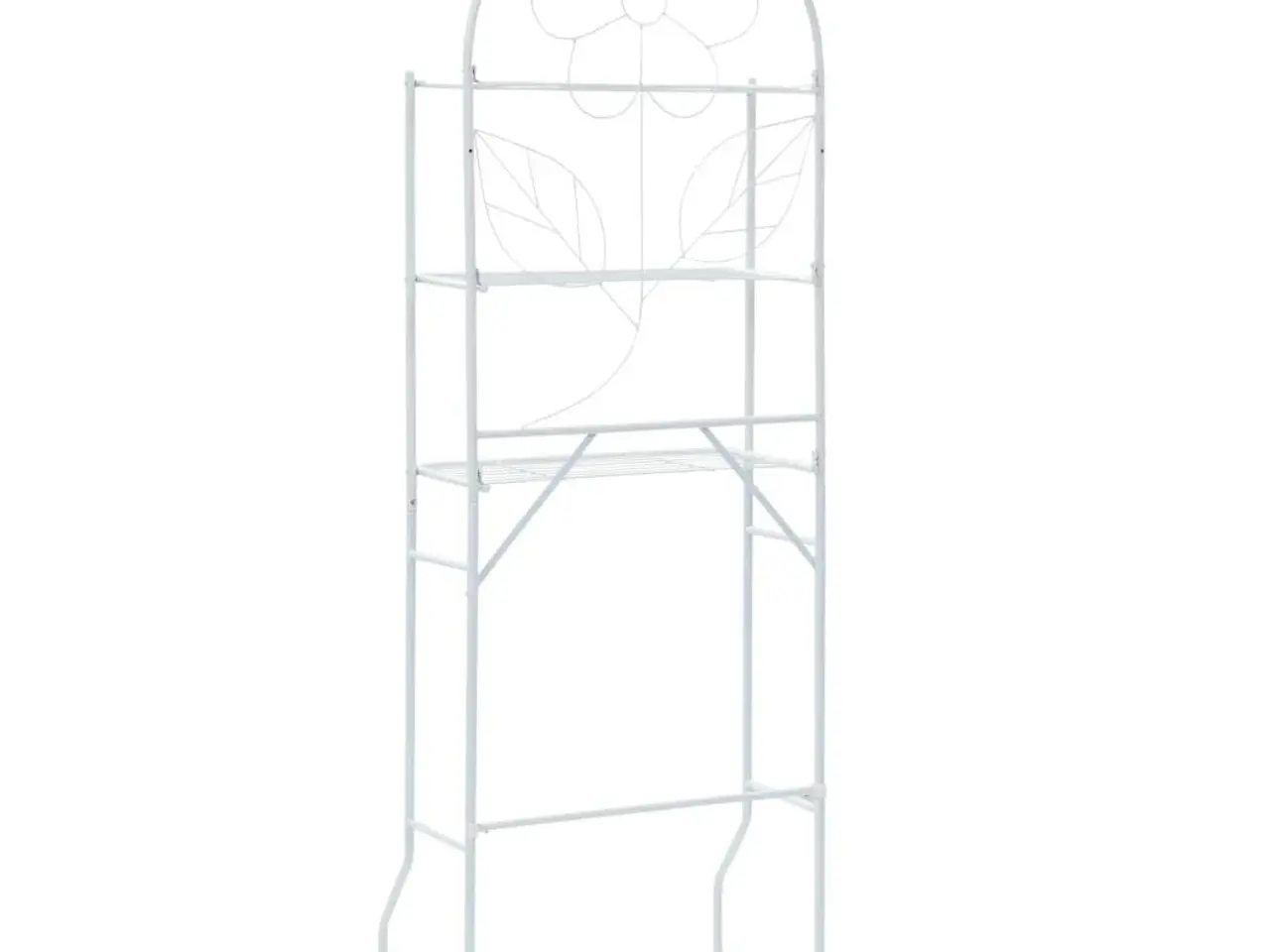 Billede 4 - Toiletstativ i stål 60 x 33 x 174 cm - hvid