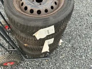 4 x 100 Stålfælge Renault med vinterdæk