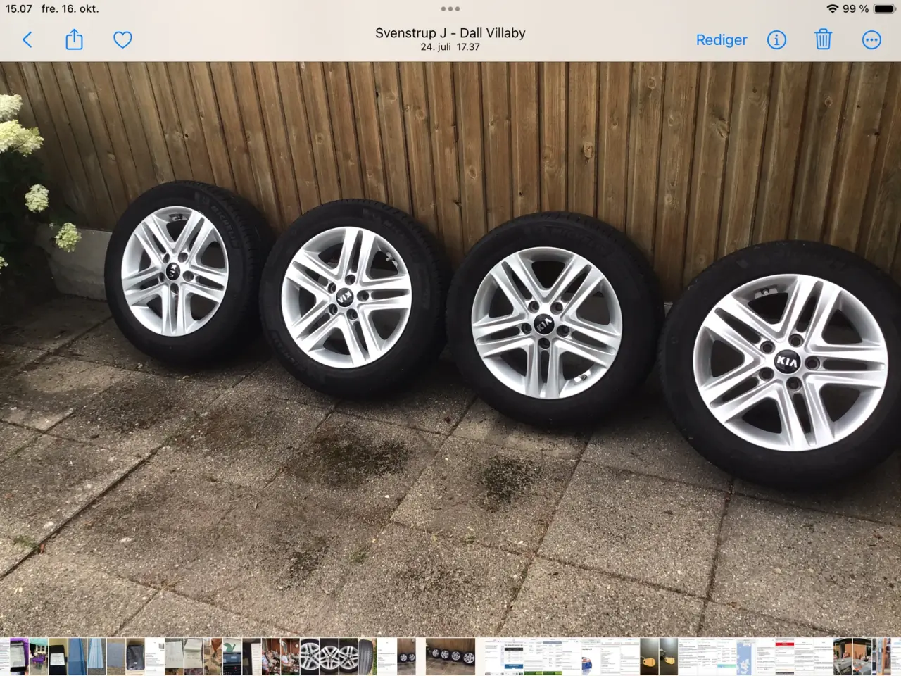 Billede 1 - Kia Ceed alufælg med Michelin dæk