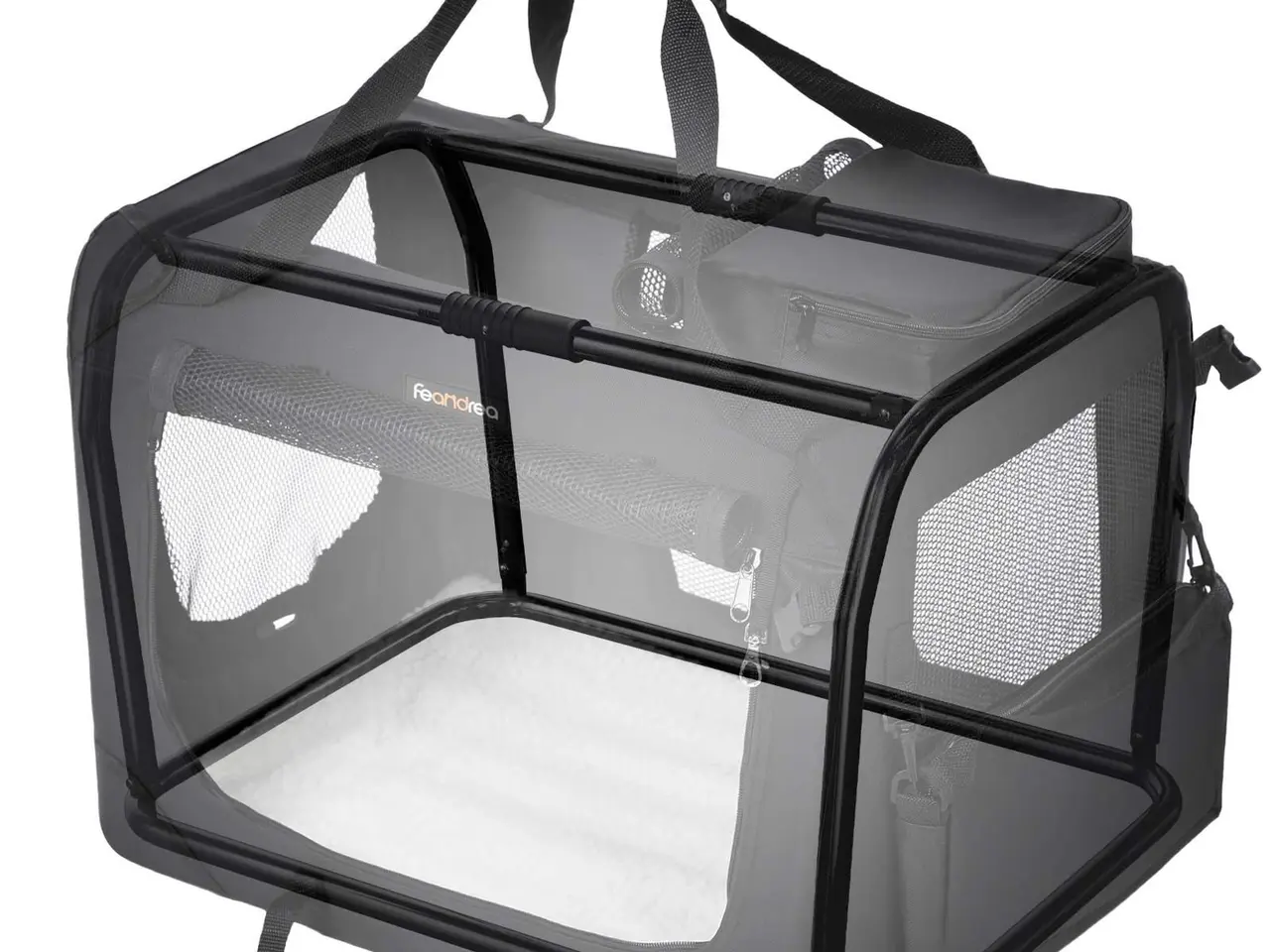 Billede 4 - Foldbar transporttaske til hund M PDC60H - sort