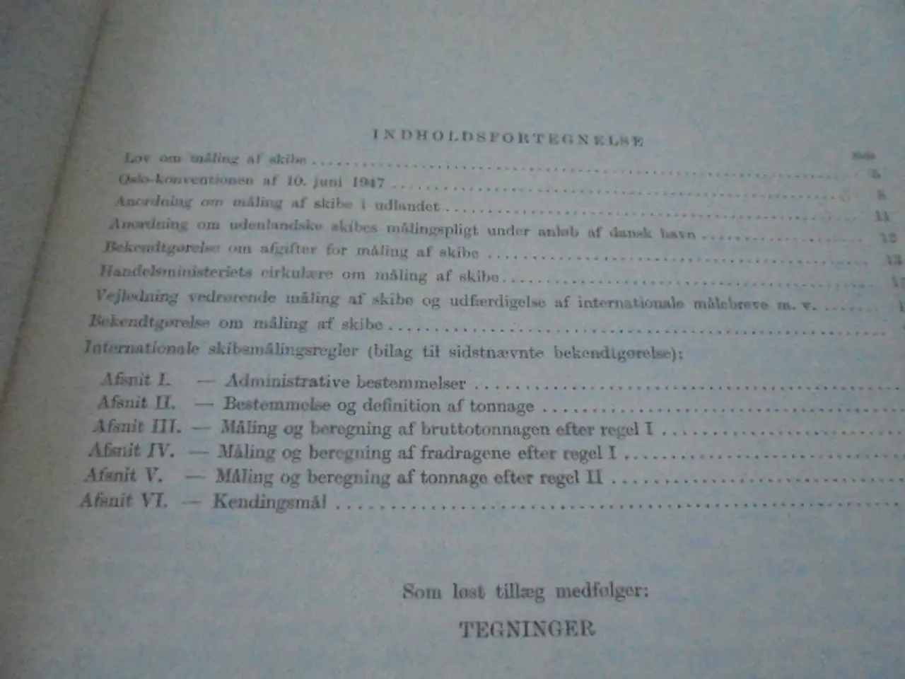 Billede 2 - Lov om måling af skibe af 22. december 1954