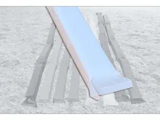 Bom Blød soft hvid 10x10x300cm