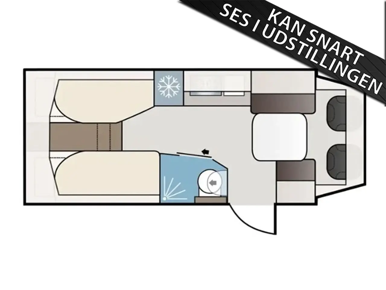 Billede 1 - 2026 - Kabe Novum 720 LGB Compact   Kabe Novum Compact 720 LGB 2026 - Kommer til foråret 2026 hos Camping-Specialisten.dk