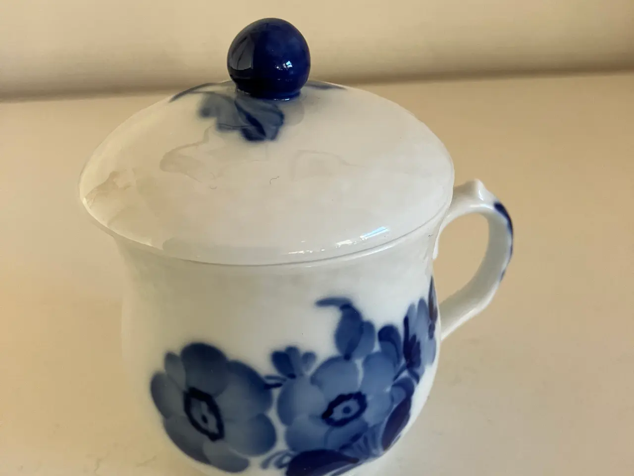 Billede 5 - Royal Copenhagen. Sennepskrukke med låg