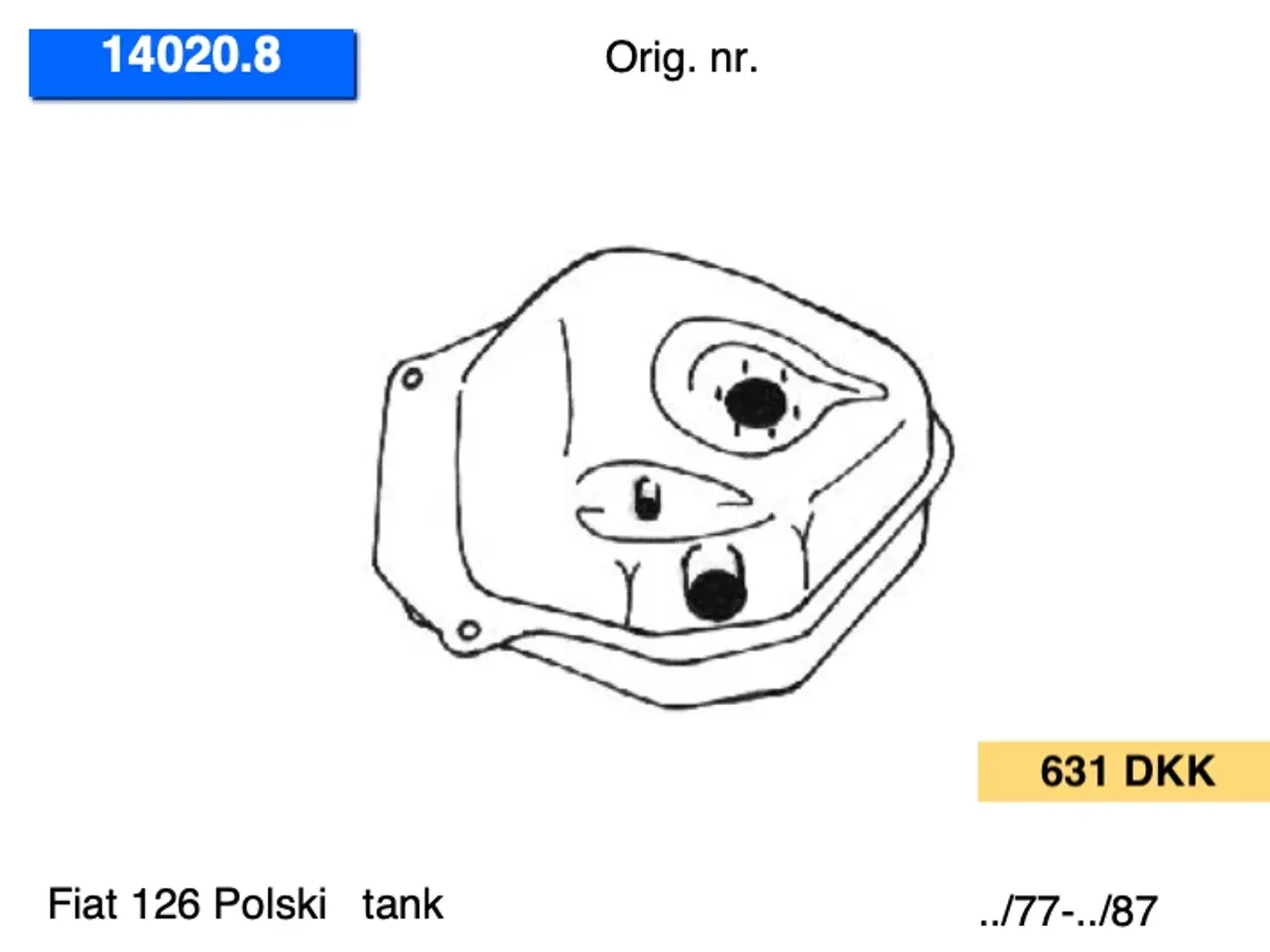 Billede 1 - Fiat tanke