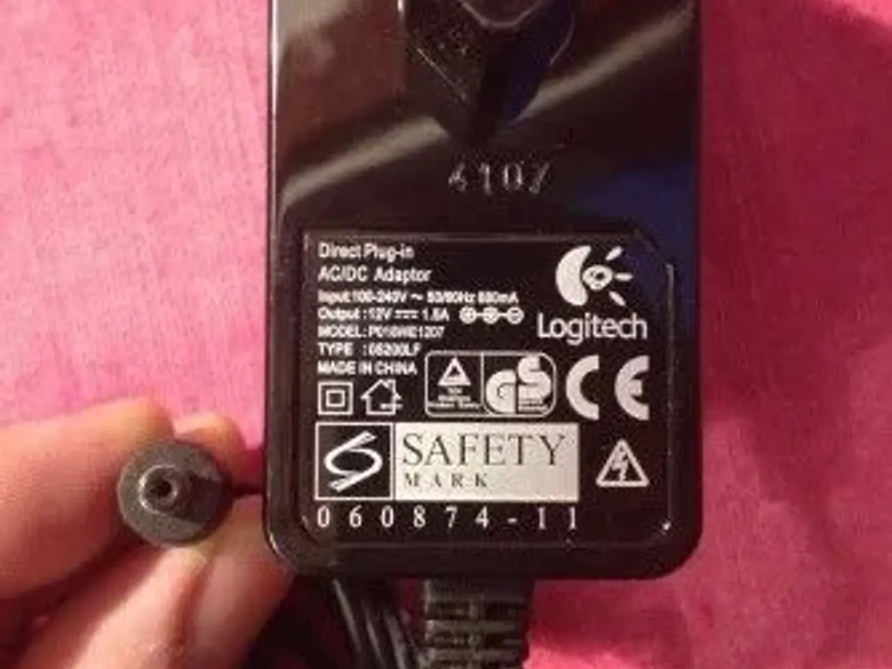 Billede 3 - Logitech P018WE1207 AC/DC Adapter 12V 1,5A