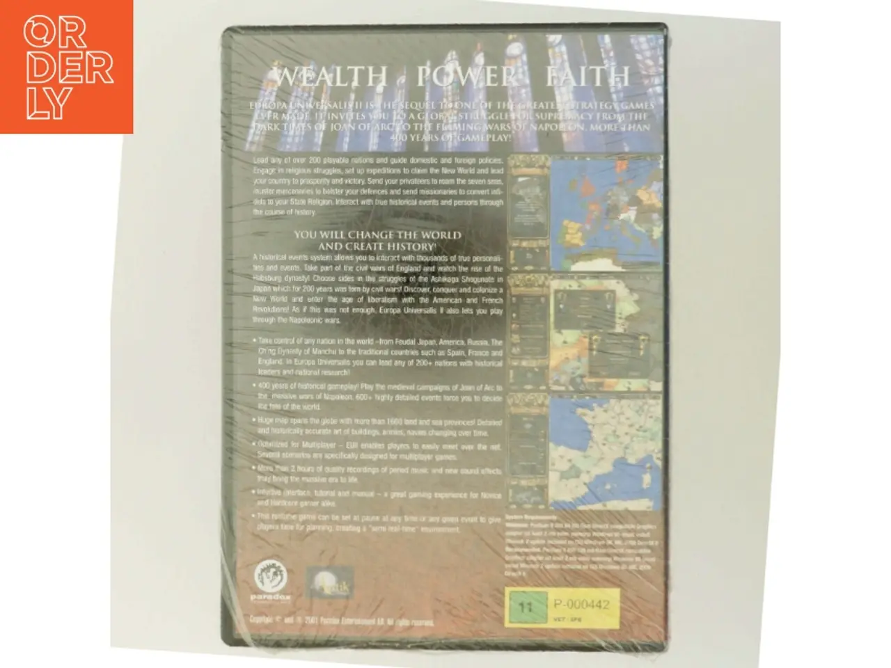 Billede 3 - Europa Universalis II PC spil fra Paradox Entertainment