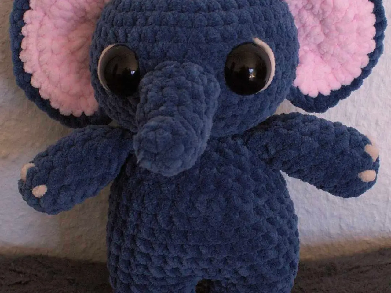 Billede 1 - Hæklet elefant bamse