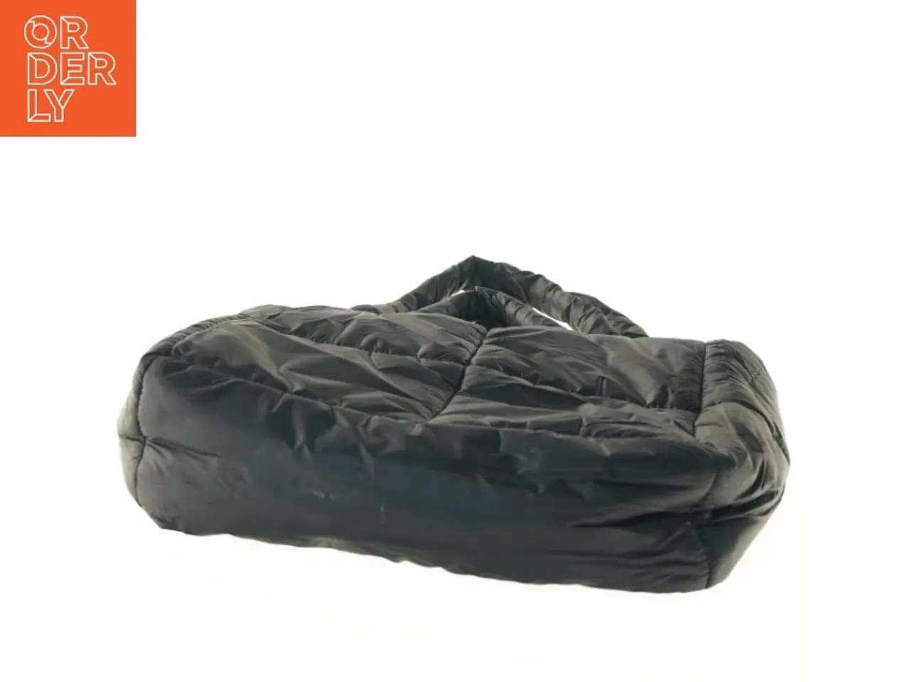 Billede 1 - Sort quiltet skuldertaske (str. 42x46 cm)