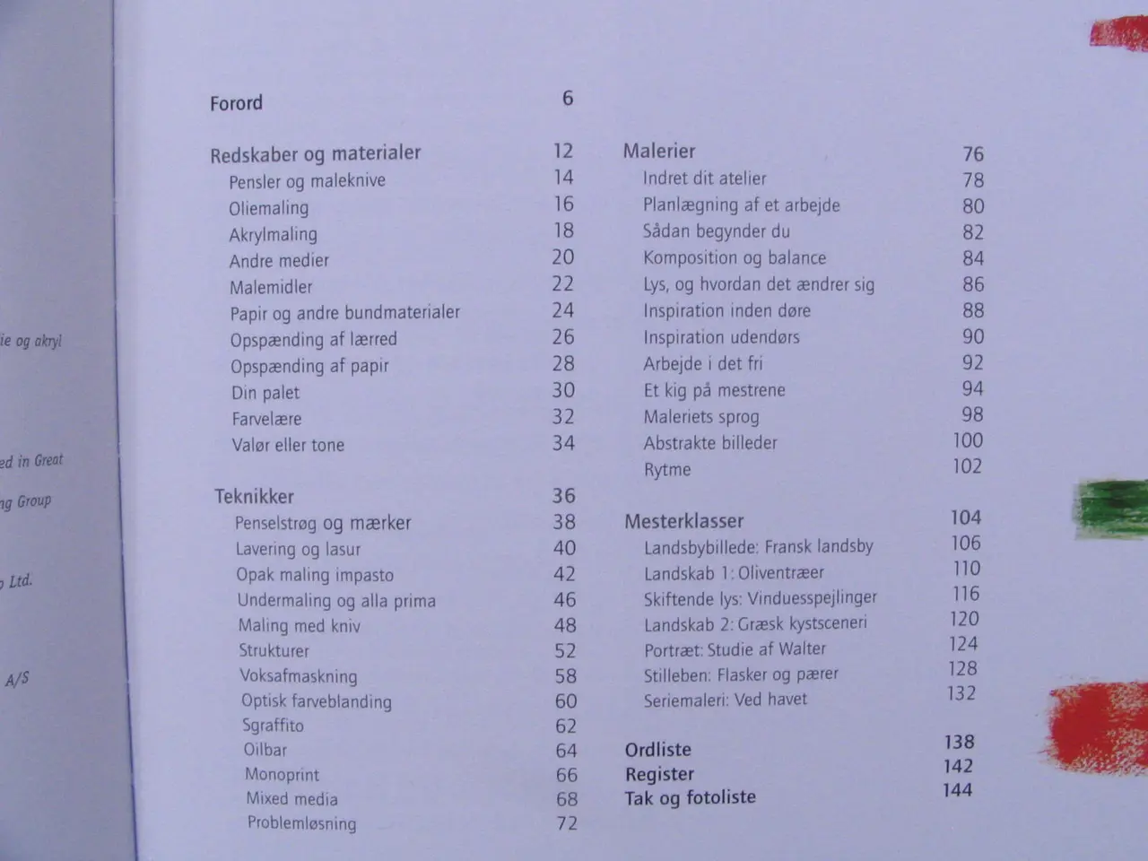 Billede 2 - Grundbog i Olie og Akryl