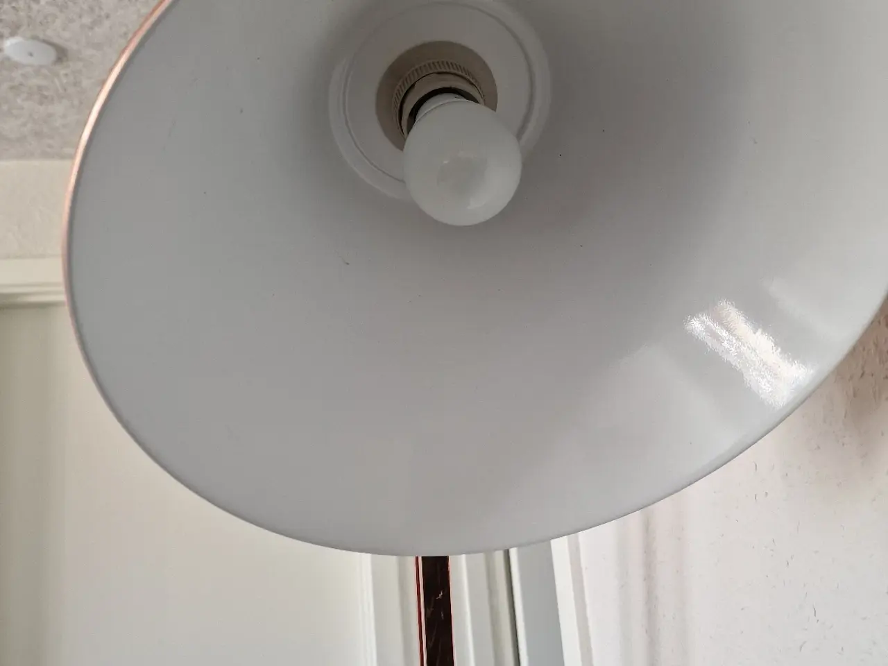 Billede 2 - Stor arkitekt gulv lampe i kobber