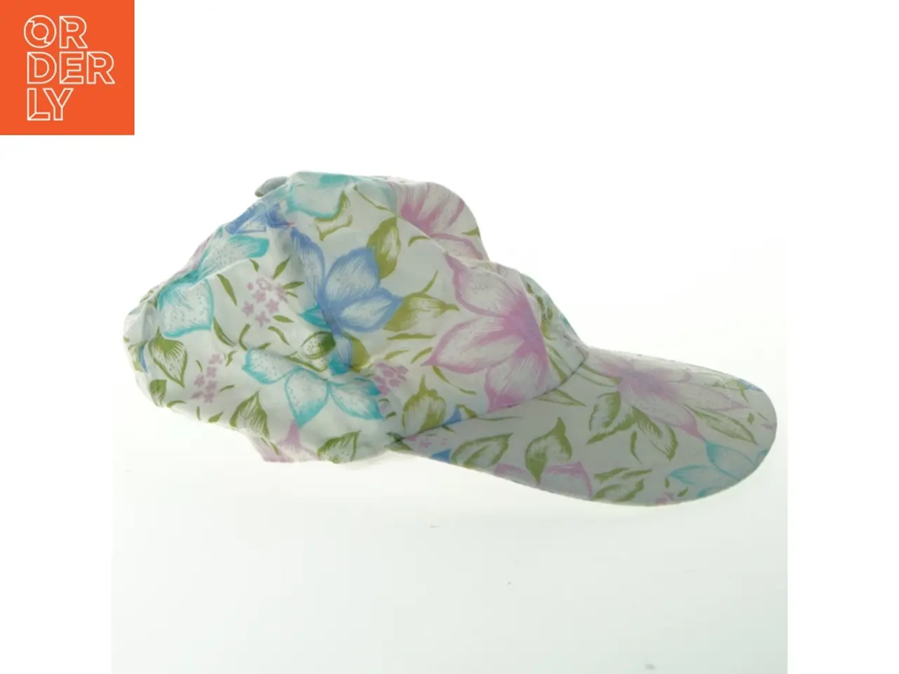 Billede 1 - Blomstret kasket (str. Ø 17 cm)