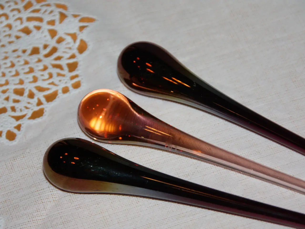 Billede 2 - Glasophæng / dråber 21 cm i lustre glas