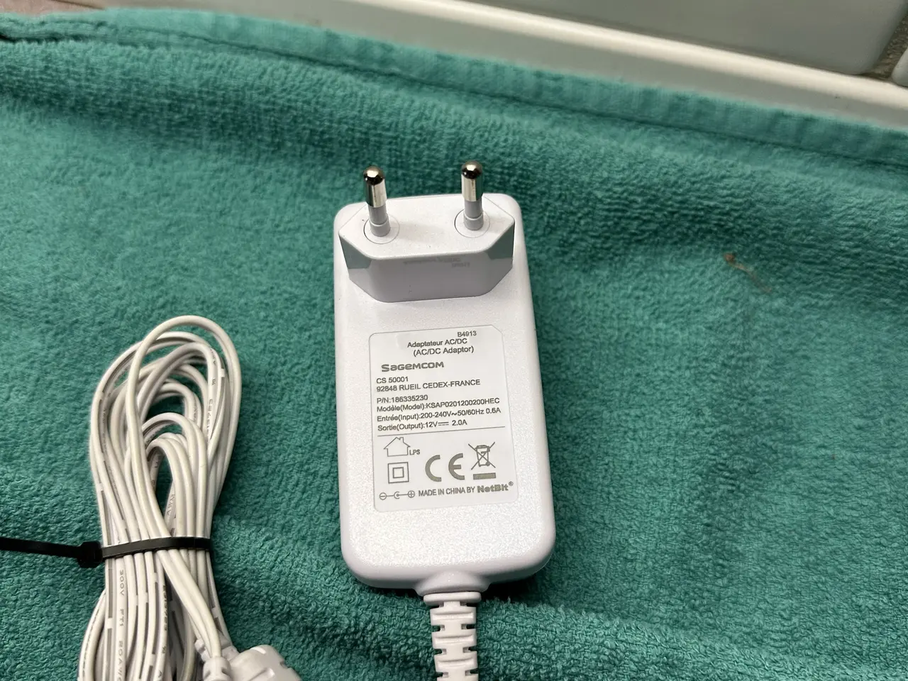 Billede 3 - Original Sagemcom adapter