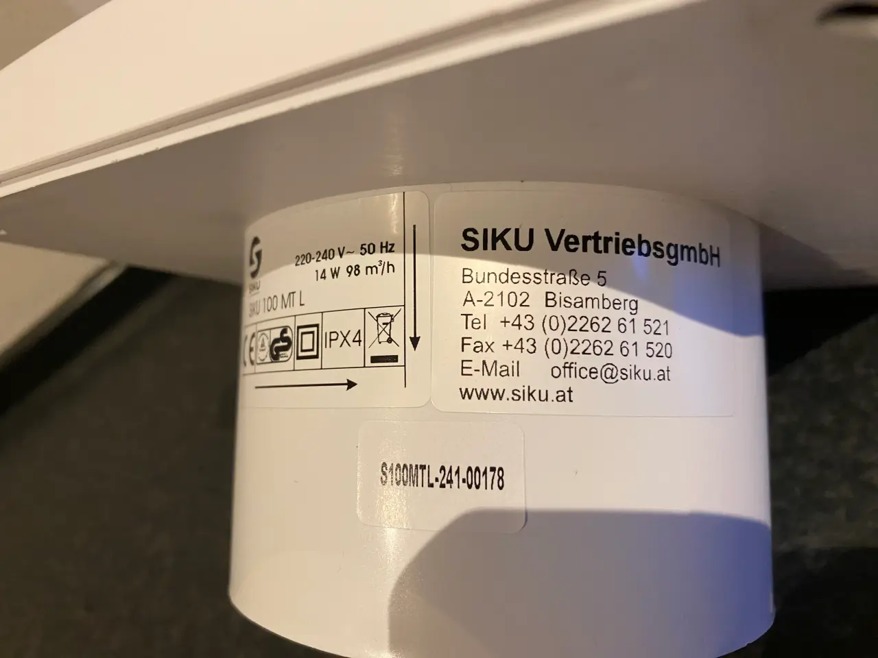 Billede 2 - Ventilator med timer