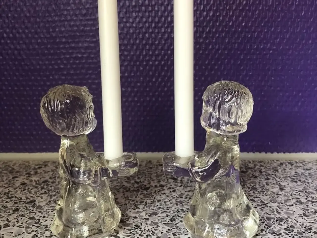 Billede 2 - Glas stager til kertelys