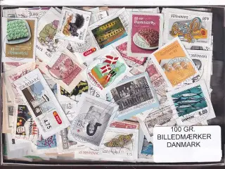 Danmark 100 g. Billedmærker Enkeltklip - Ny varer hjemkommet 31 - 10 - 2024 - Flot Parti !!
