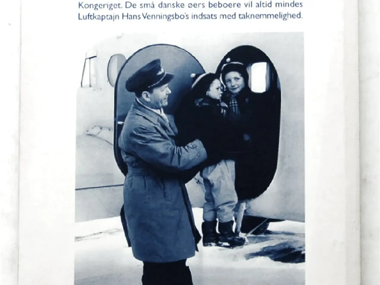 Billede 2 - Hjælpen kom fra luften     Hans Venningbo