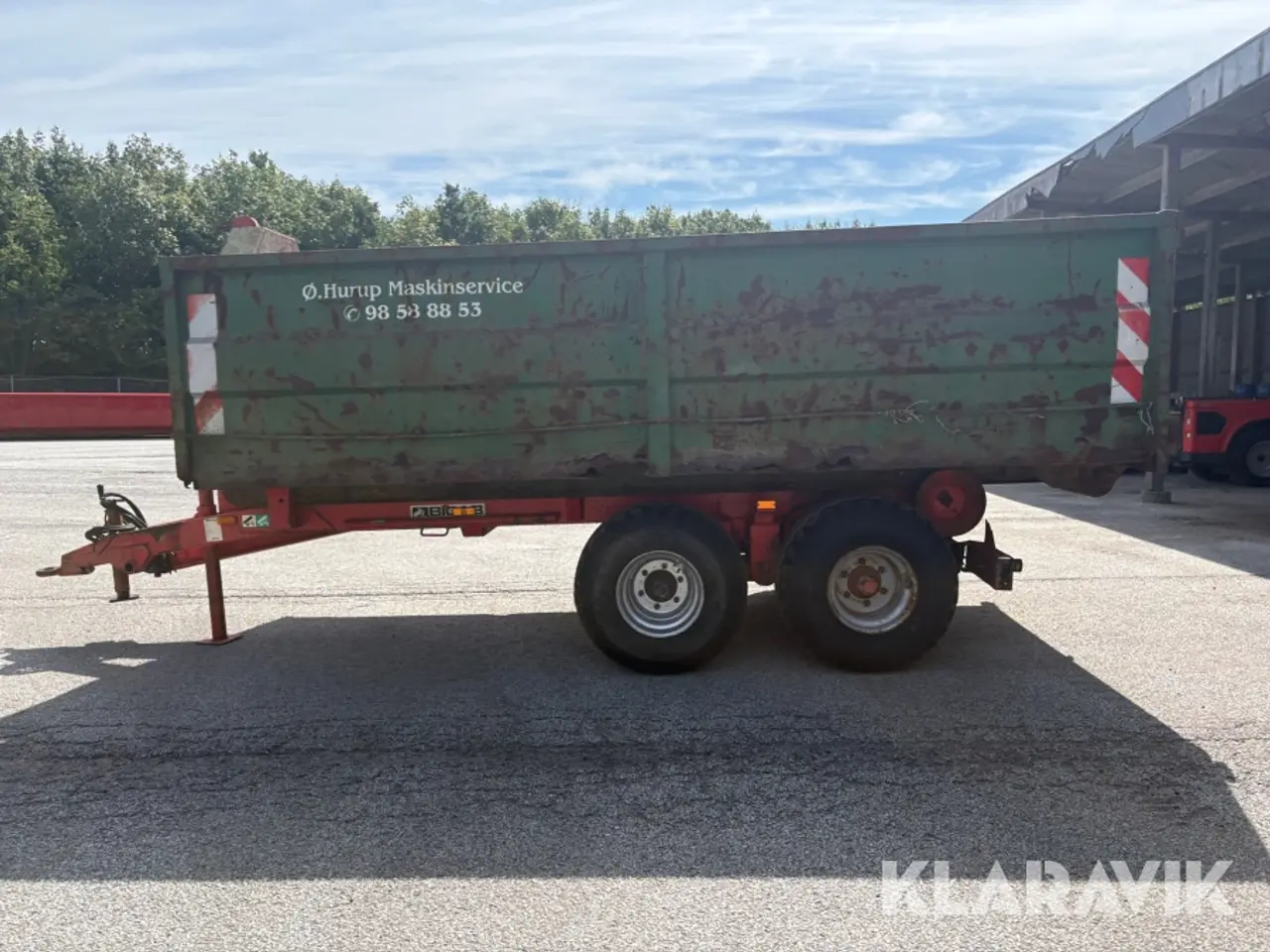 Billede 8 - Kroghejsevogn med container Vaxlar VV 7-10