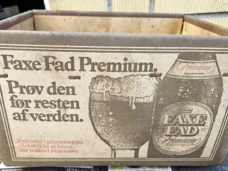 Ølkasse til 12 stk. Fakse Fad.
