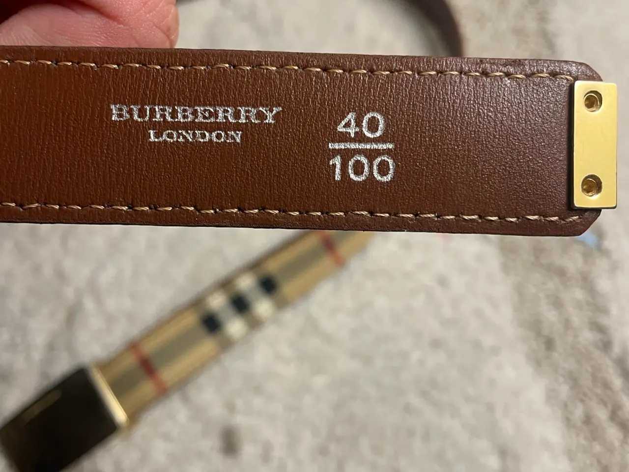 Billede 3 - Burberry bælte