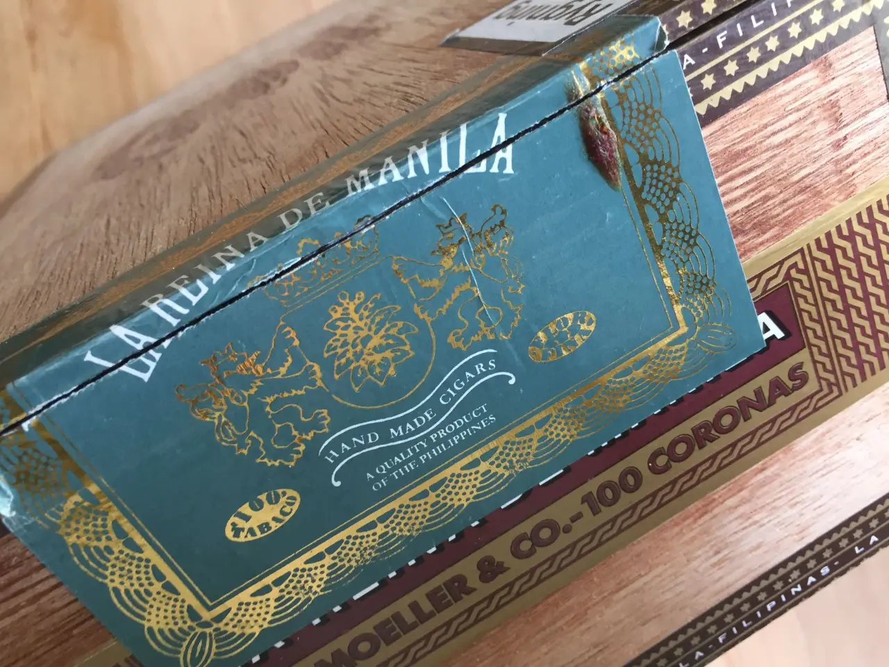 Billede 5 - Kæmpe stor cigarkasse i træ