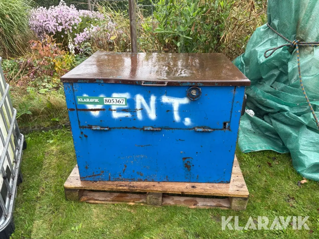 Billede 2 - Materialekasse i stål - med lås