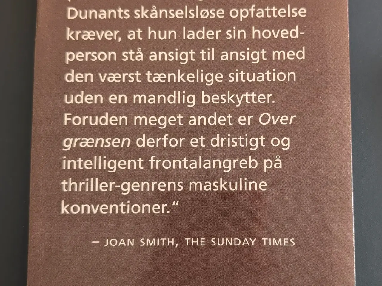 Billede 3 - Sarah Dunant Over Grænsen