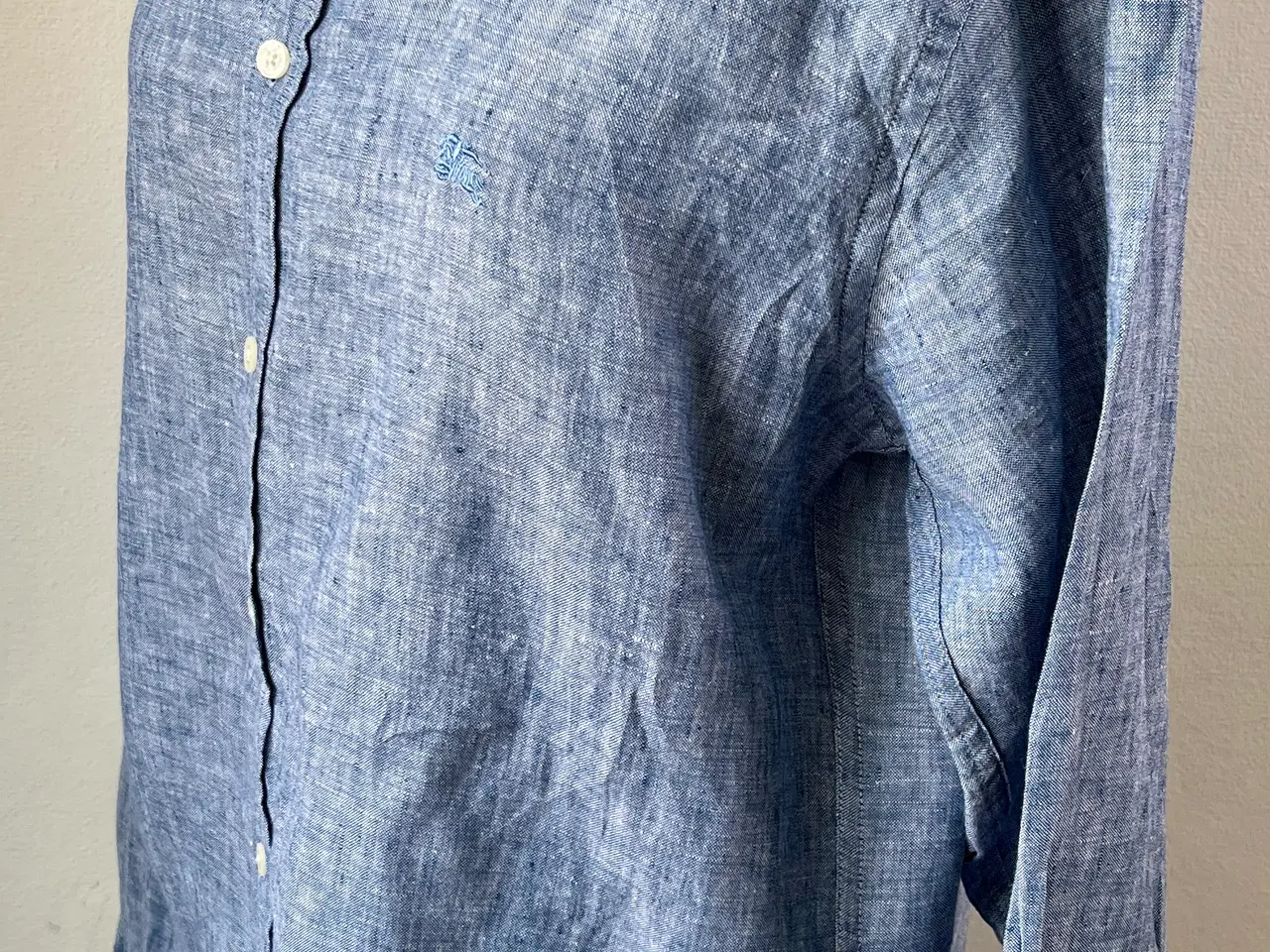 Billede 4 - Burberry, blå skjorte, str XL