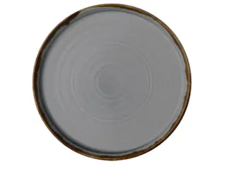 25 stk. Dudson Harvest flad tallerken uden fane, grå, ø21 cm