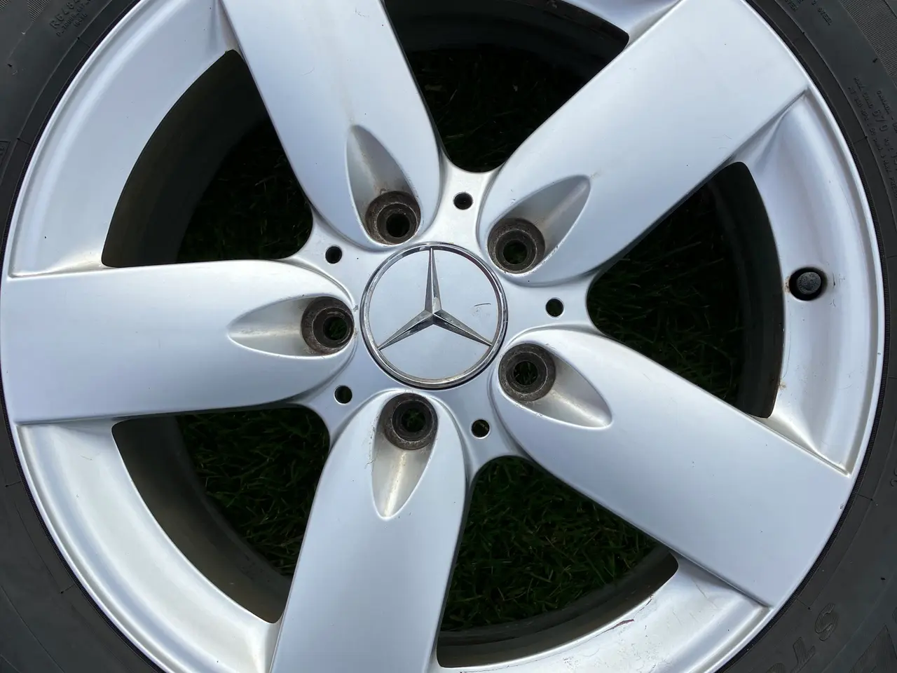 Billede 1 - Mercedes Alufælge 