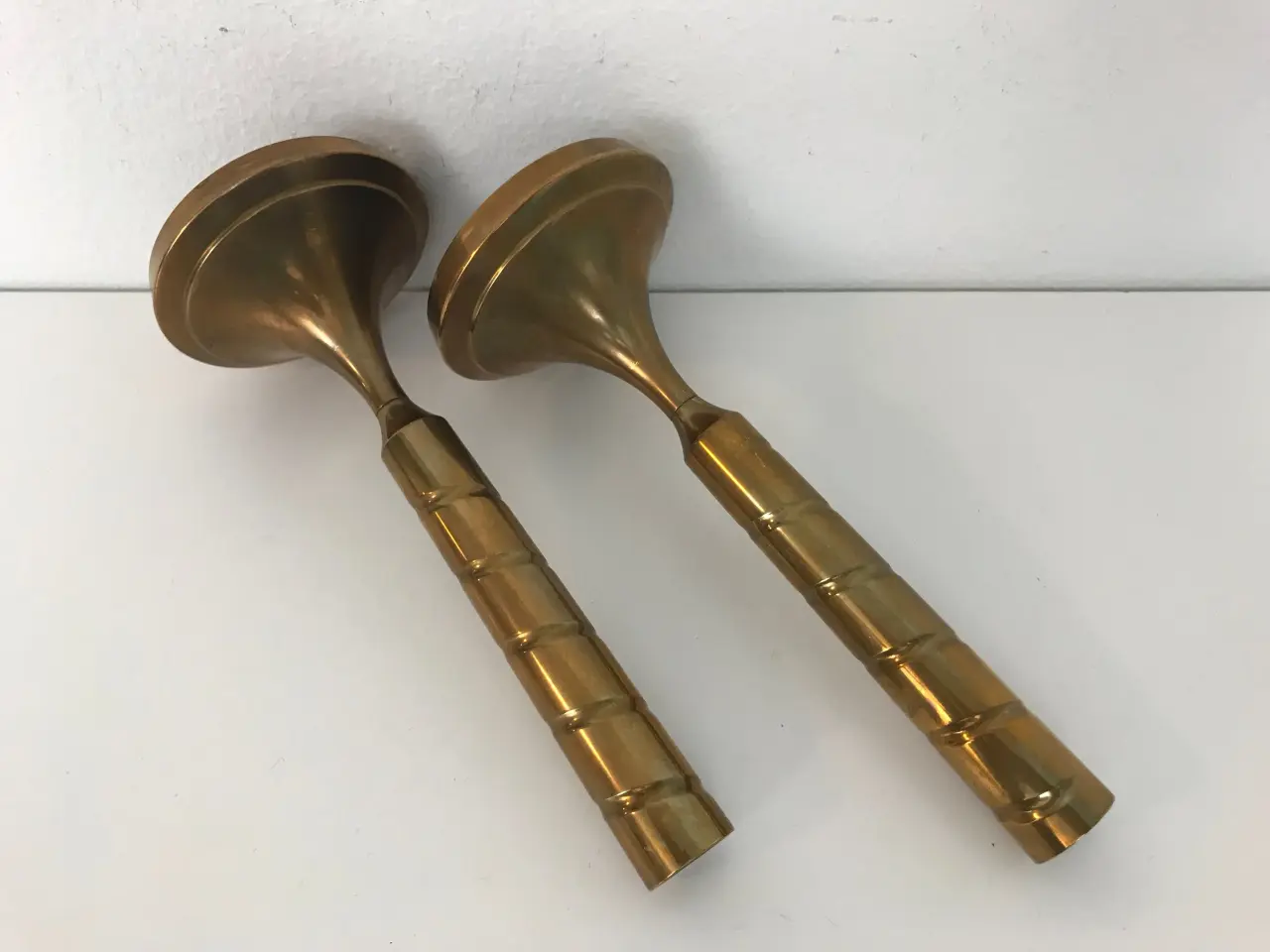 Billede 6 - Et sæt retro messing stager