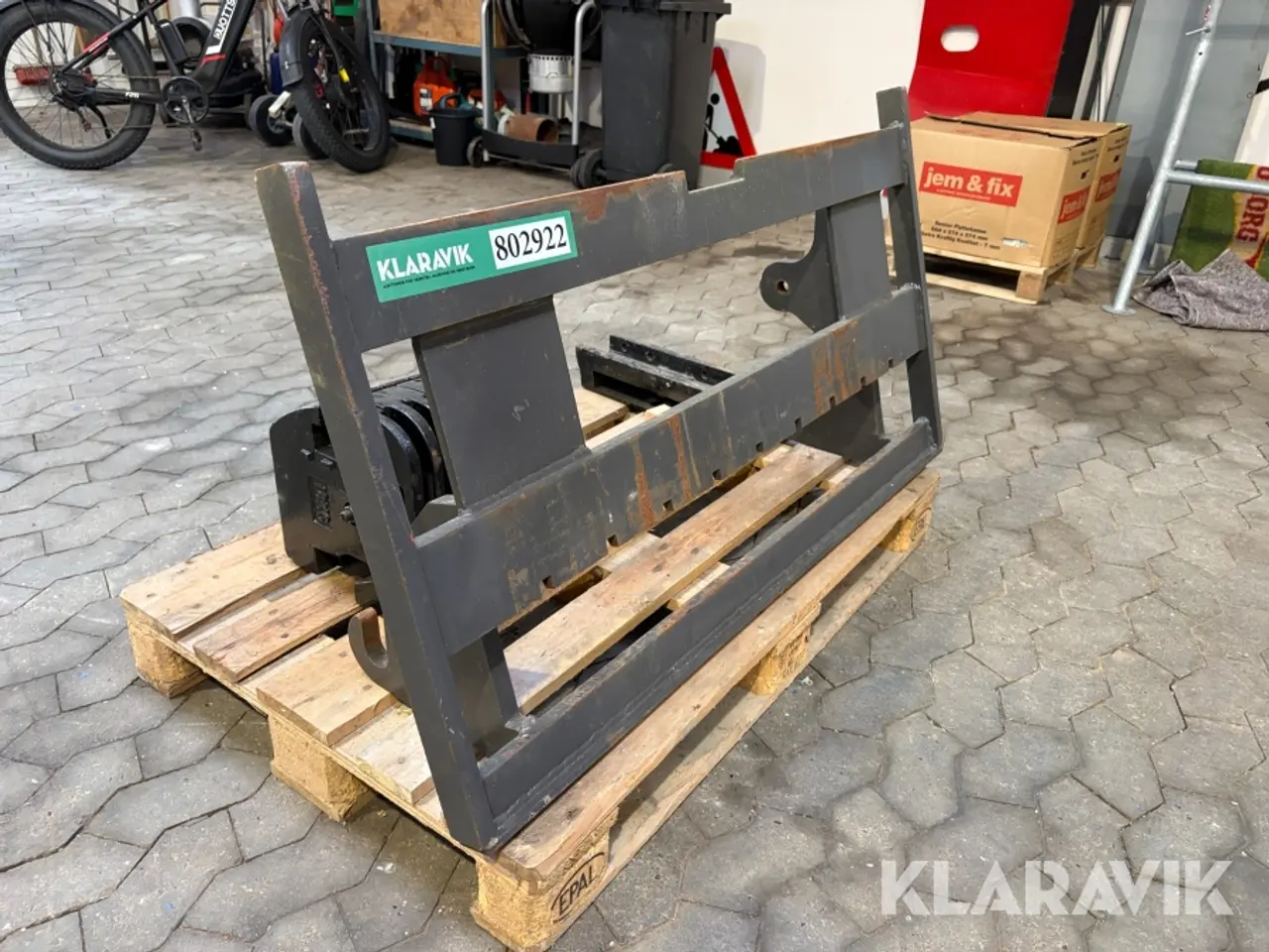 Billede 1 - Pallegafler og 144 kg kontravægt