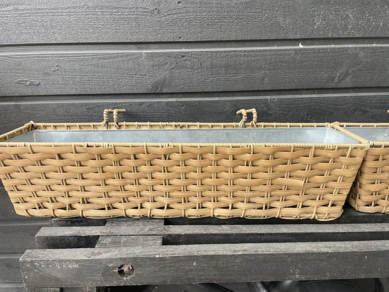 Billede 1 - Altankasser i rattan