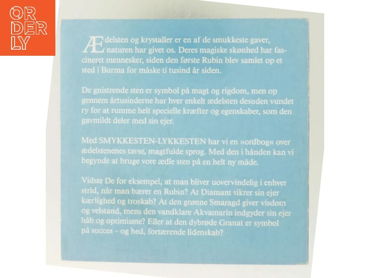 Billede 3 - Smykkesten – lykkesten af Karen Birkkjær (Bog)