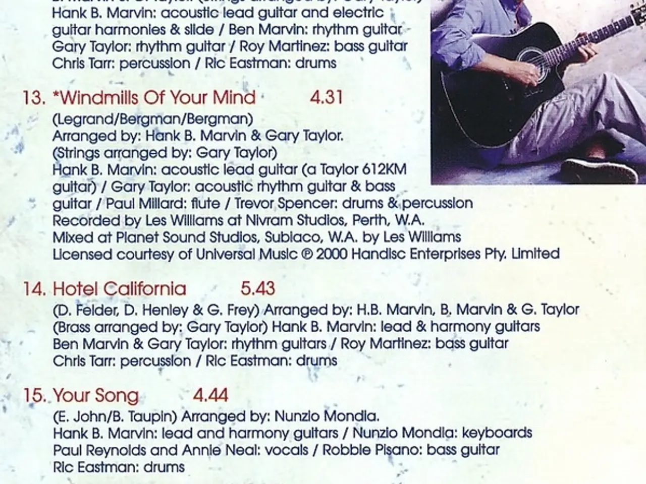 Billede 6 - Hank Marvin – Guitar Player – CD