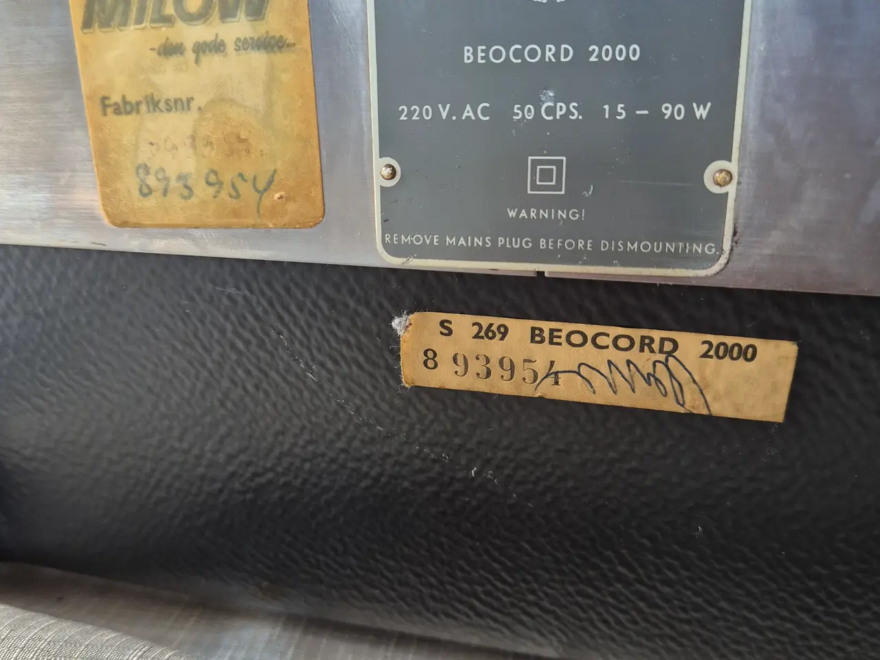 Billede 2 - Beocord 2000 Bang og Olufsen