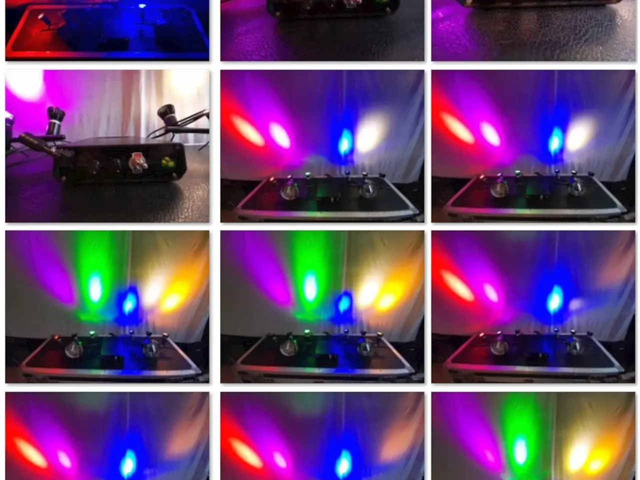 Billede 16 - Udlejes - 6 CH Løbe-Lysshow 6 kanal GU10 LED.