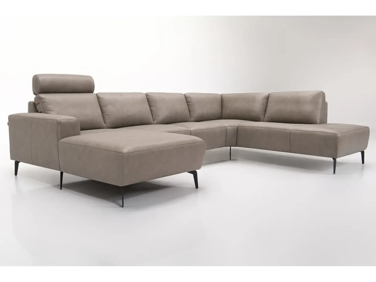 Billede 8 - Hjort Knudsen Copenhagen Læder U-sofa - Venstrevendt