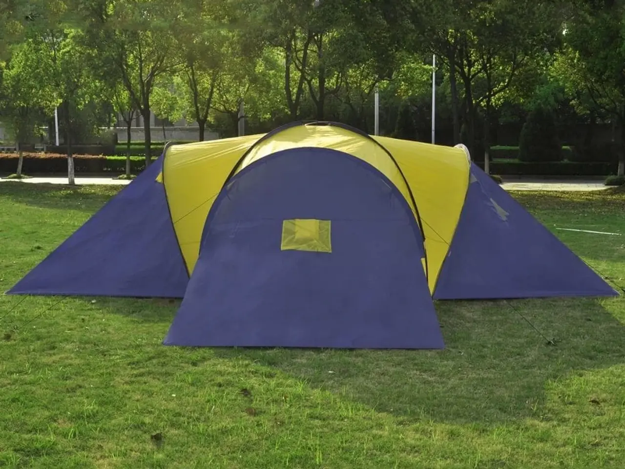 Billede 4 - Campingtelt til 9 personer - blå/gul med 3 rum