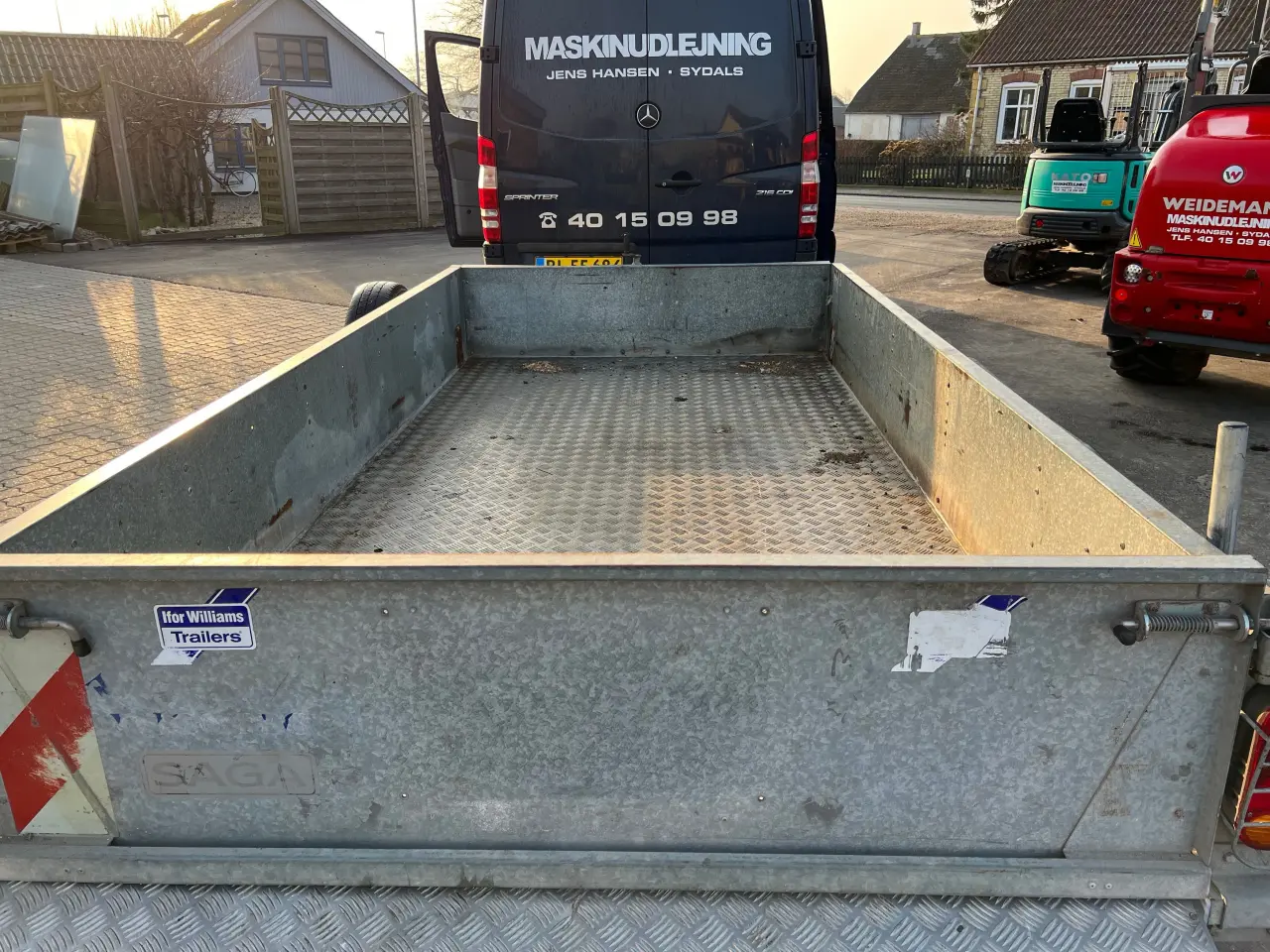 Billede 2 - Bagklap til ifor williams trailer