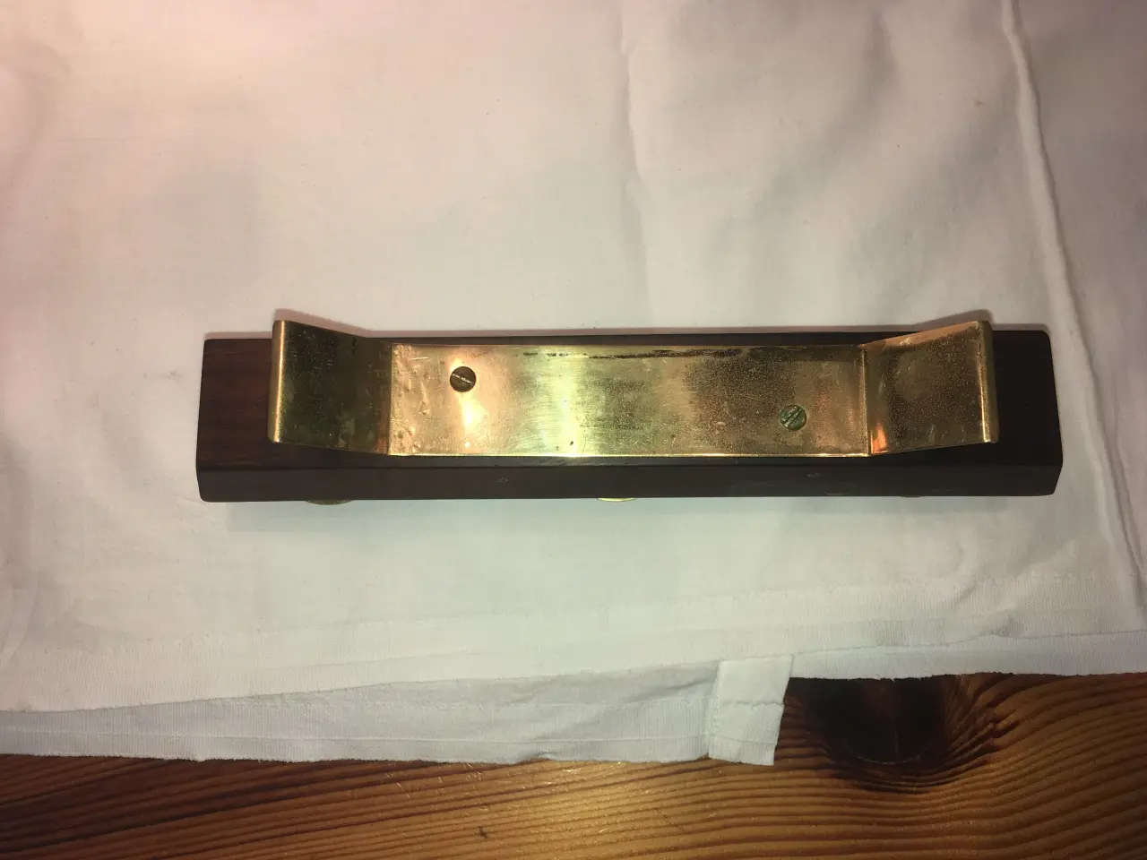 Billede 5 - Lysestage palisander messing 