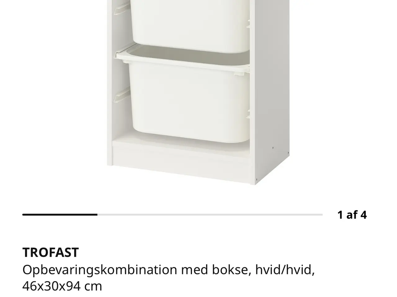 Billede 3 - IKEA TROFAST reoler med kasser og låg